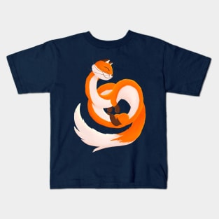 Magical Fox Forest Spirit Kids T-Shirt